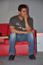 Aamir Khan snapped in a Pink Floyd T-shirt at Microsoft event in Trident, Mumbai on 30th March 2013 (17).JPG
